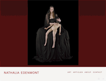 Tablet Screenshot of nathaliaedenmont.com